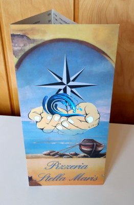 Stella Maris Klapp-Speisekarte